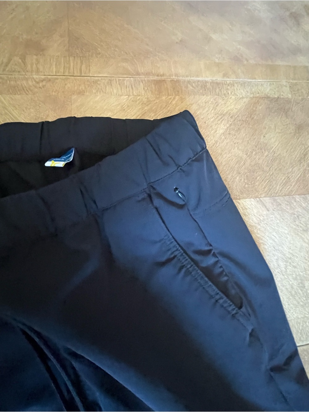 π€ Old Navy Black Slim Jogger Menβs L | Zip Pocket | Ribbed Cuff | Clean - Picture 5 of 11